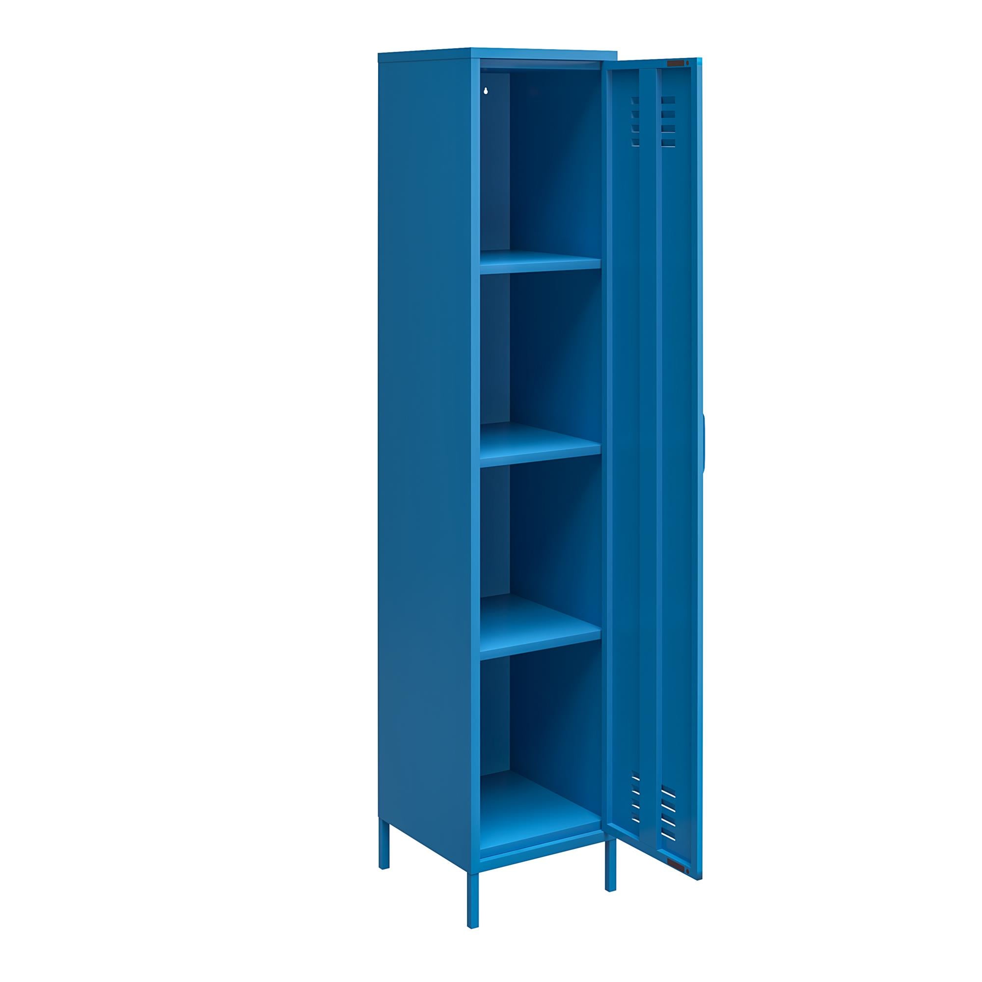 Novogratz Cache Single-Door Metal Locker Storage Cabinet | The