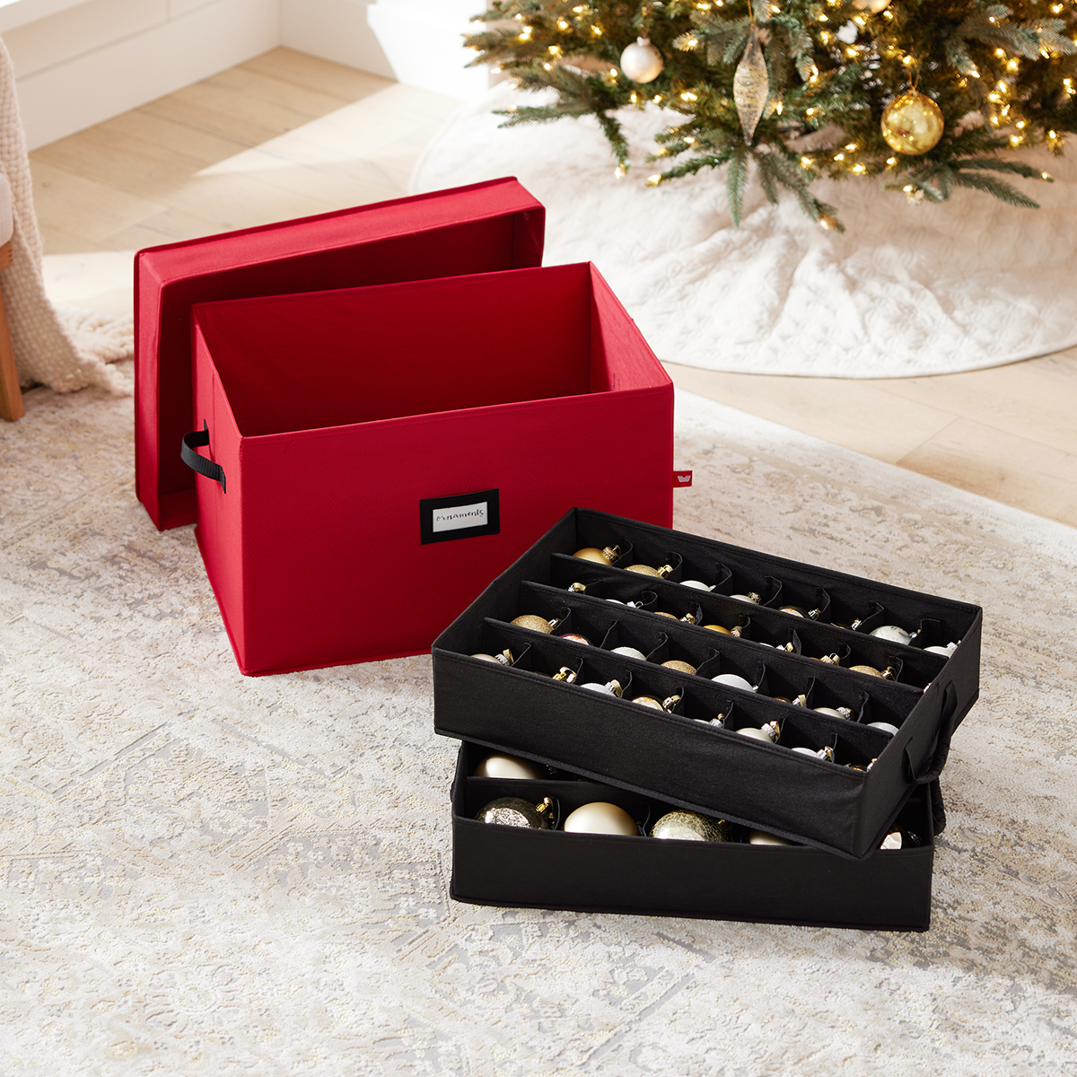 Christmas Balls Storage Box, Cardboard Storage Boxes