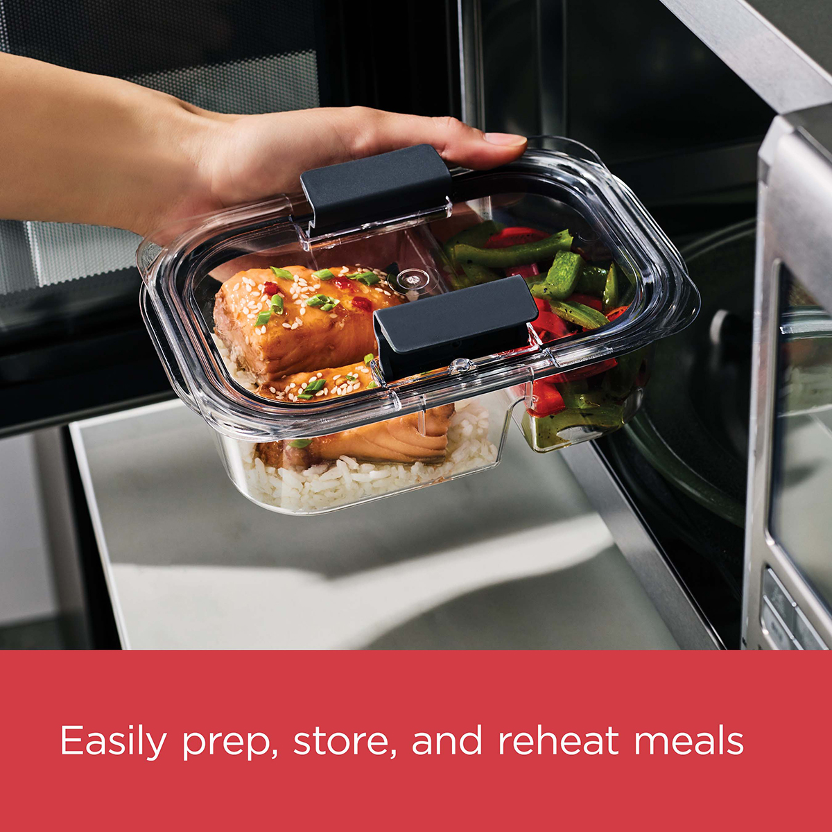 Rubbermaid® Brilliance Medium Containers - Clear, 3.2 c - Ralphs