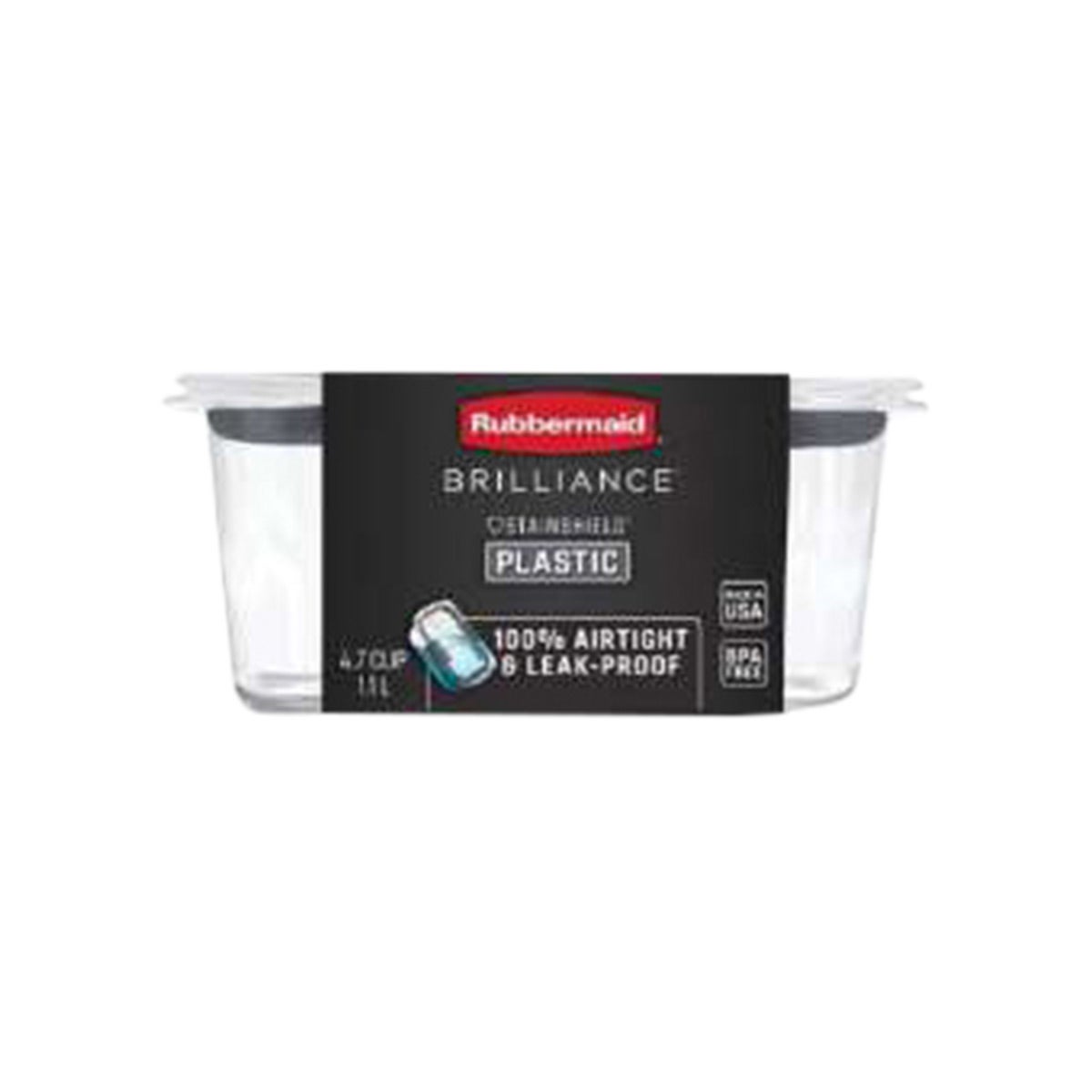 Cetomo 8.6Cup Sealed Food Storage Container Fridge Organizer Bins With Clips For Kitchen Freezable Airtight Leak Proof Stackable Plastic Clear