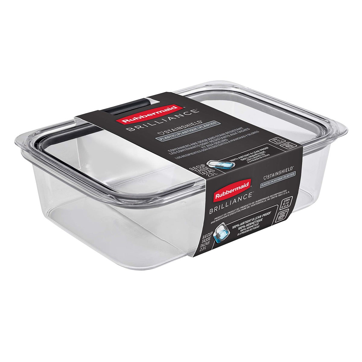 Rubbermaid® BRILLIANCE™ Containers Set the New Standard in Food