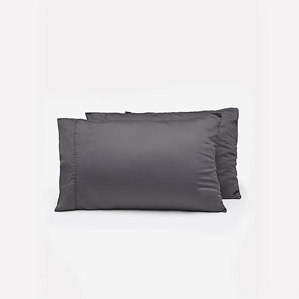 ettitude Signature Sateen Pillowcase Set - Slate / King