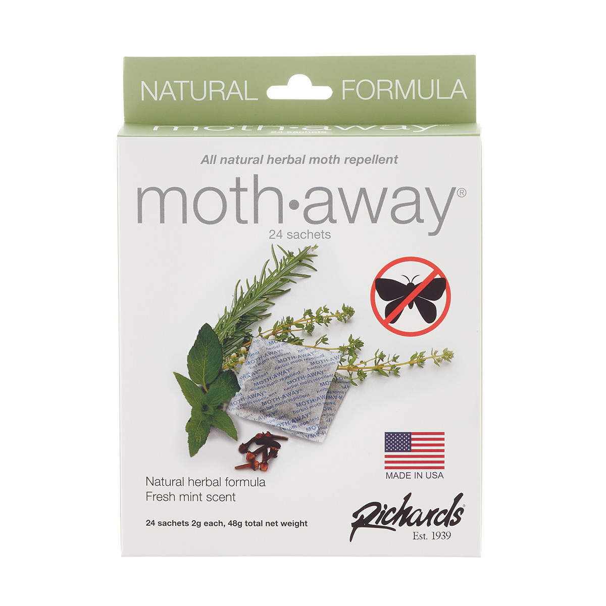 Moth Away Sachets Filled With Natural and Organic Herbs and Spices-single  Sachet-favors-gifts-home Care 