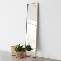 The Citizenry Standard Hinoki Wood Floor Mirror