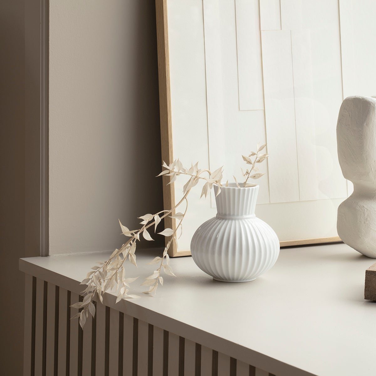 Lyngby Tura Porcelain Vase | The Container Store