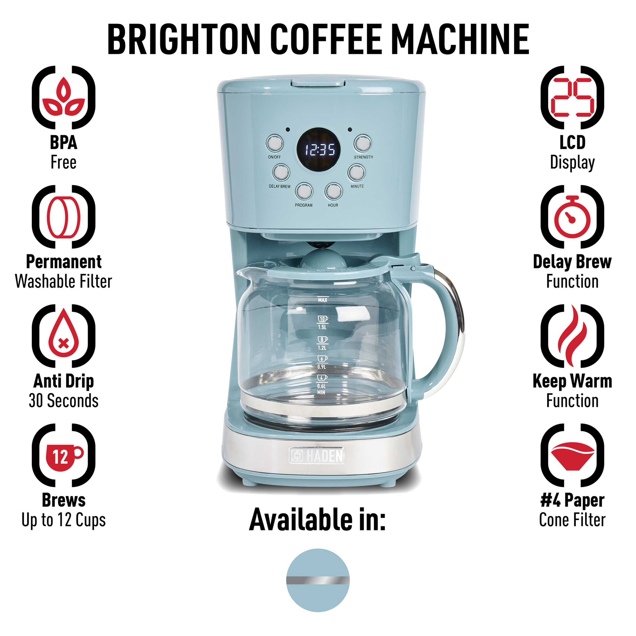 Haden Brighton Coffee Maker