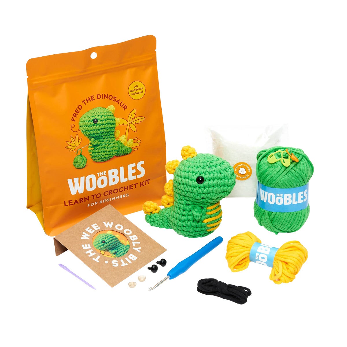 Cute Dinosaur Crochet Kit –