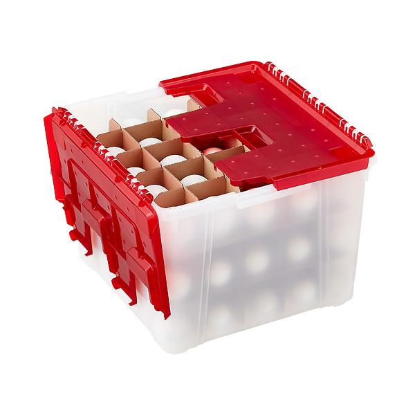 This 'Space-Saving' Storage Box for Christmas Ornaments Is on Sale at