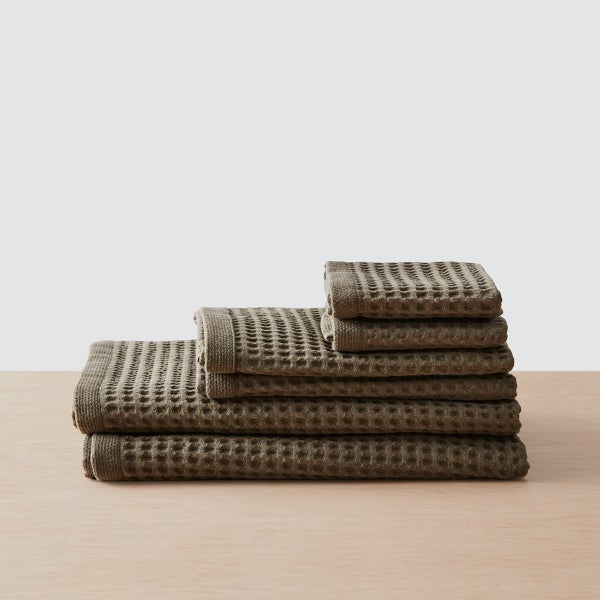 The Citizenry Mara Organic Waffle Bath Towels