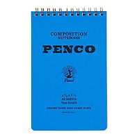 penco Medium Spiral Composition Notepad Blue