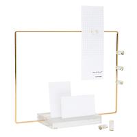 russell+hazel Acrylic Base Memo Display Clear/Gold