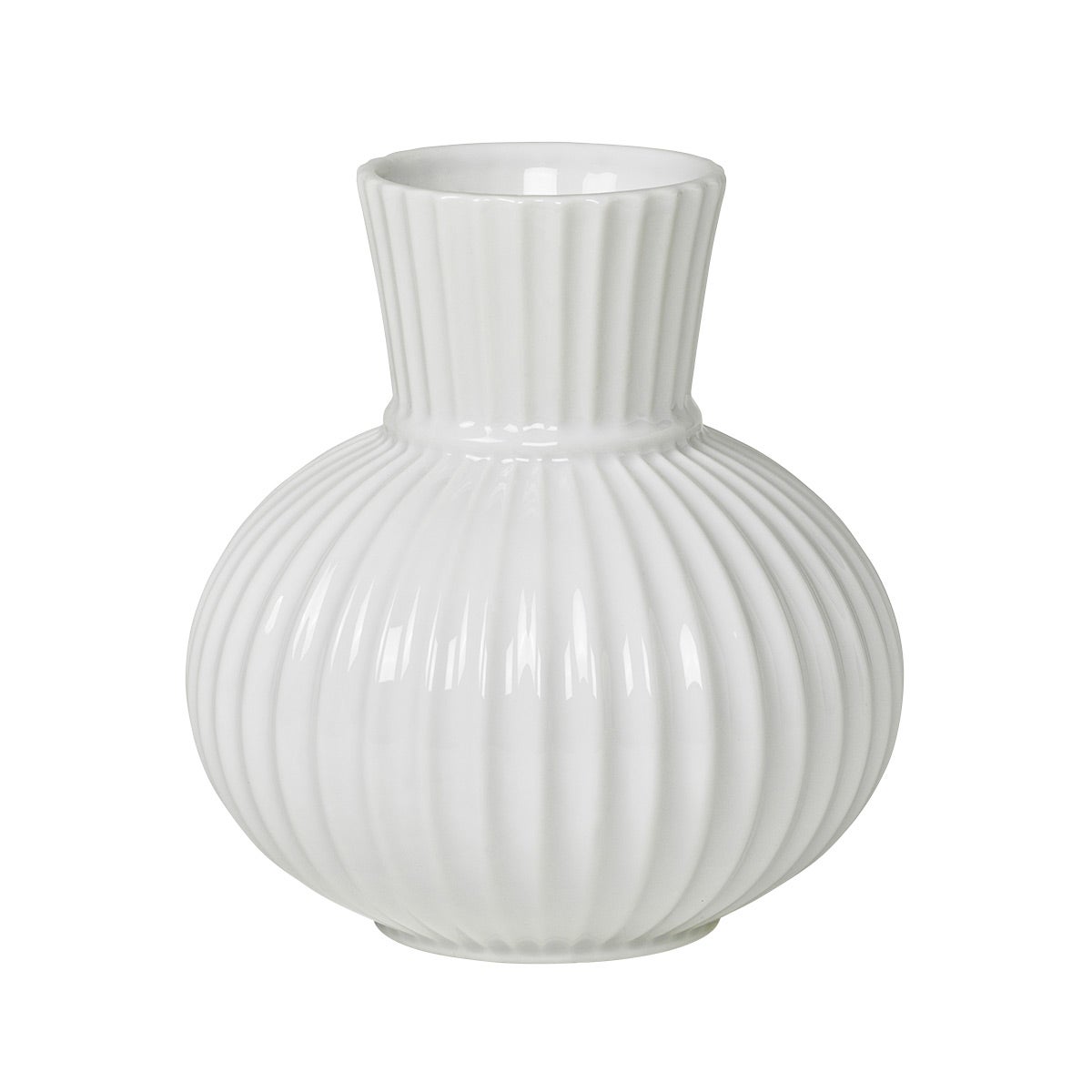 Lyngby Porcelain  Lyngby Vase ホワイト Buy the Lyngby Vase (white) in our shop