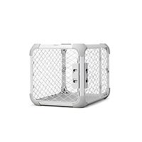 Diggs 30" Evolv Collapsible Dog Crate White