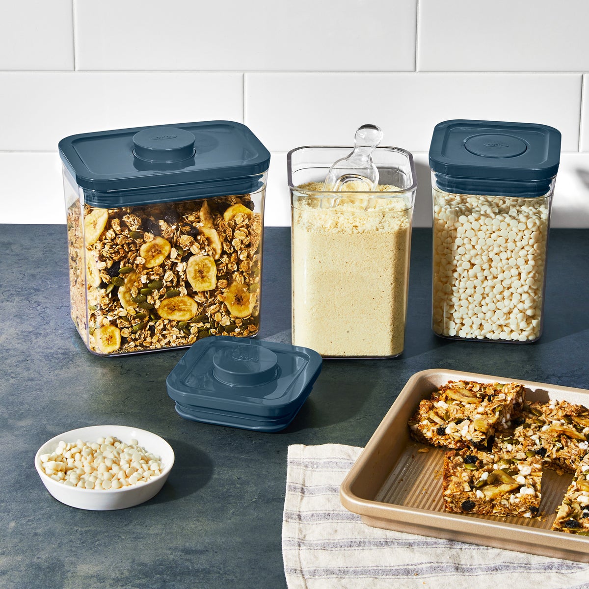 Airtight Spices/Food Storage Containers sets-Tupperware Organiser -BPA Free