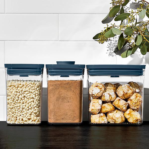 Steel 3PC Airtight Food Storage POP Container Set - New Kitchen Store