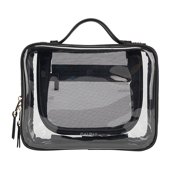 2 in 1 Luggage Cosmetic Storage With Compartments (Black) - Cosmetic For  Sale