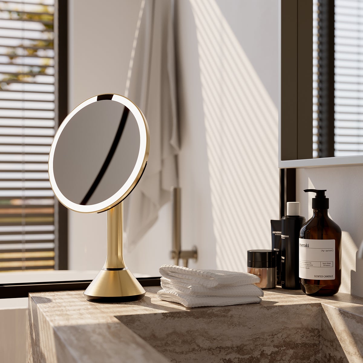 simplehuman 5X Touch Control Sensor Mirror | The Container Store