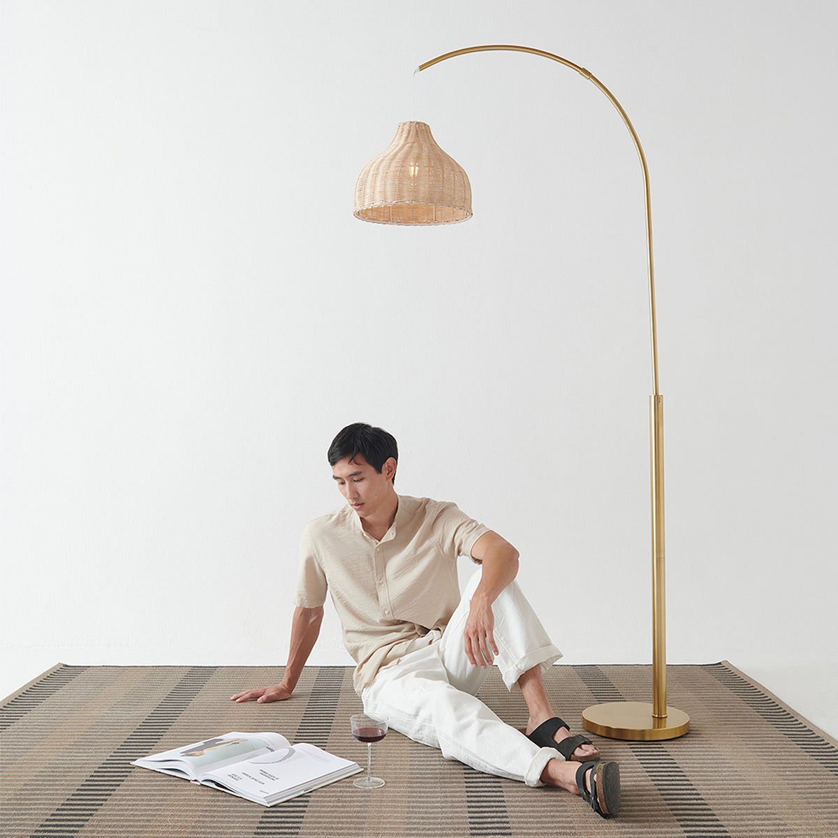 Brightech Lark Floor Lamp The Container Store