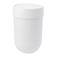 Umbra Touch Waste Can with Lid White