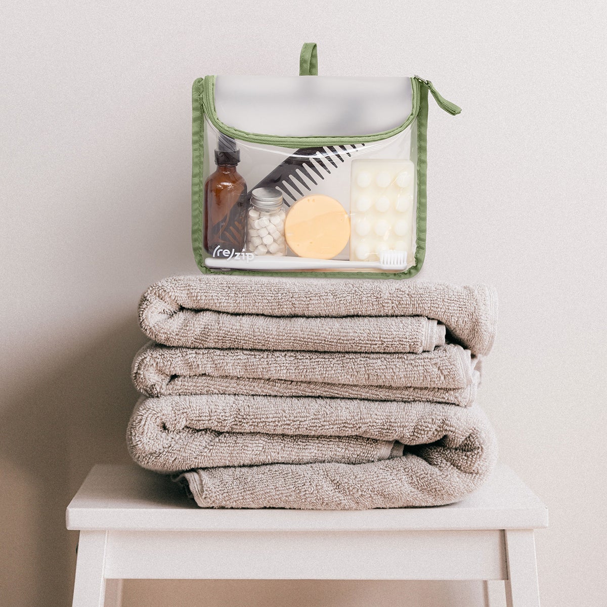 ReZip Zippered Travel Quart Bag