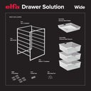 Elfa Wide Drawer Solution