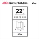 Elfa Wide Drawer Solution