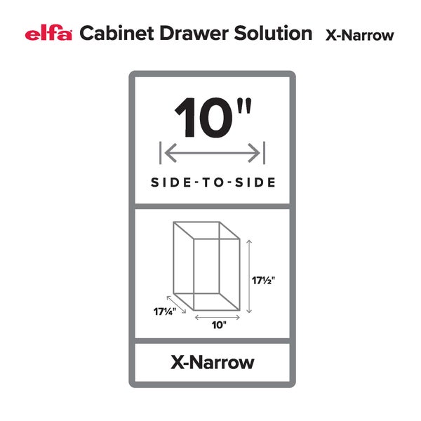 Elfa Cabinet Drawer Solutions