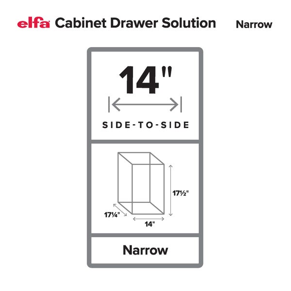 Elfa Cabinet Drawer Solutions