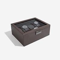 Stackers 8-Piece Watch Box Brown