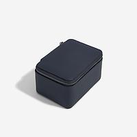 Stackers Zippered Watch & Accessory Box Navy