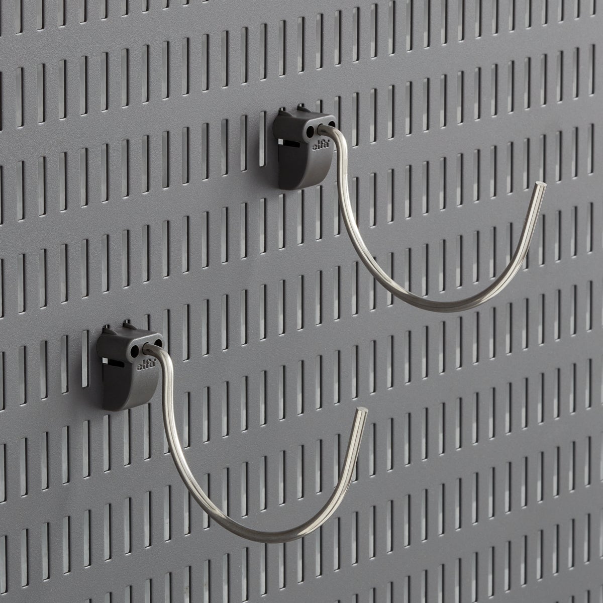 Garage Plus by Elfa Curved Pegboard Hooks Pkg/2
