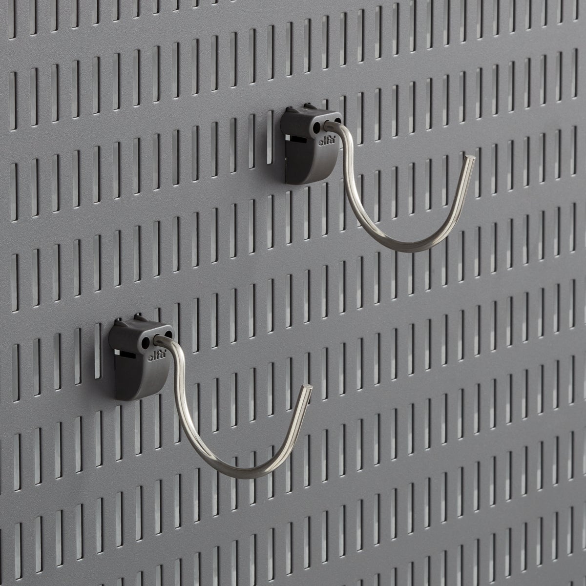 Garage Plus by Elfa Curved Pegboard Hooks Pkg/2