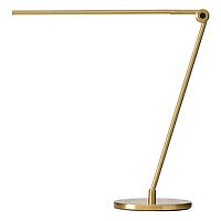 Brightech Libra LED Desk Lamp with Adjustable Neck Brass