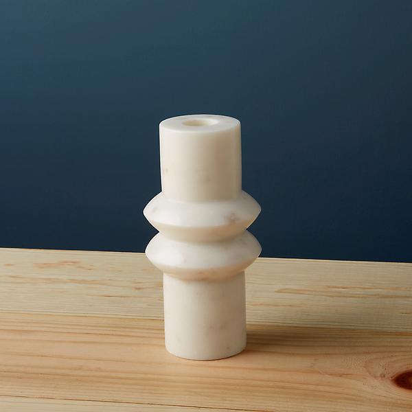 HANDLE CARRARA Marble candle holder By Maami Home
