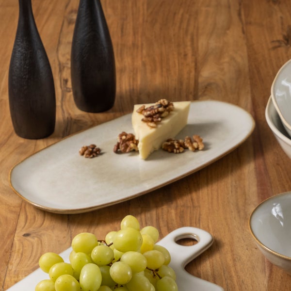 Stoneware Oval Platter