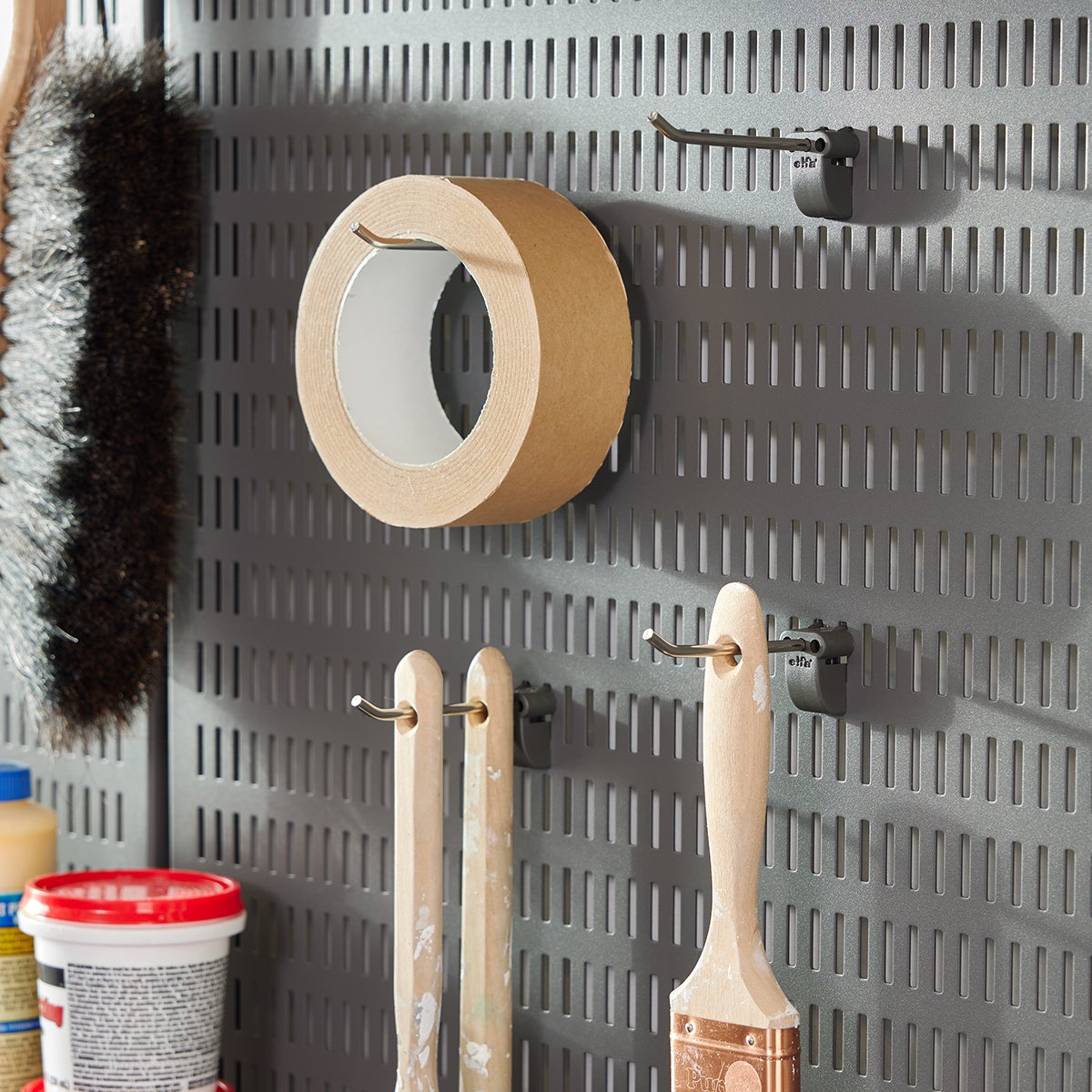 Garage Plus by Elfa Long Straight Pegboard Hooks Pkg/4