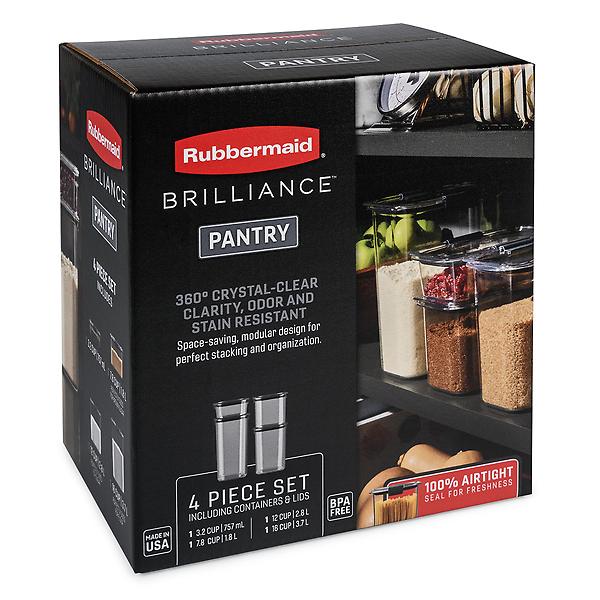 Rubbermaid Brilliance 16 pc. Pantry Storage Set