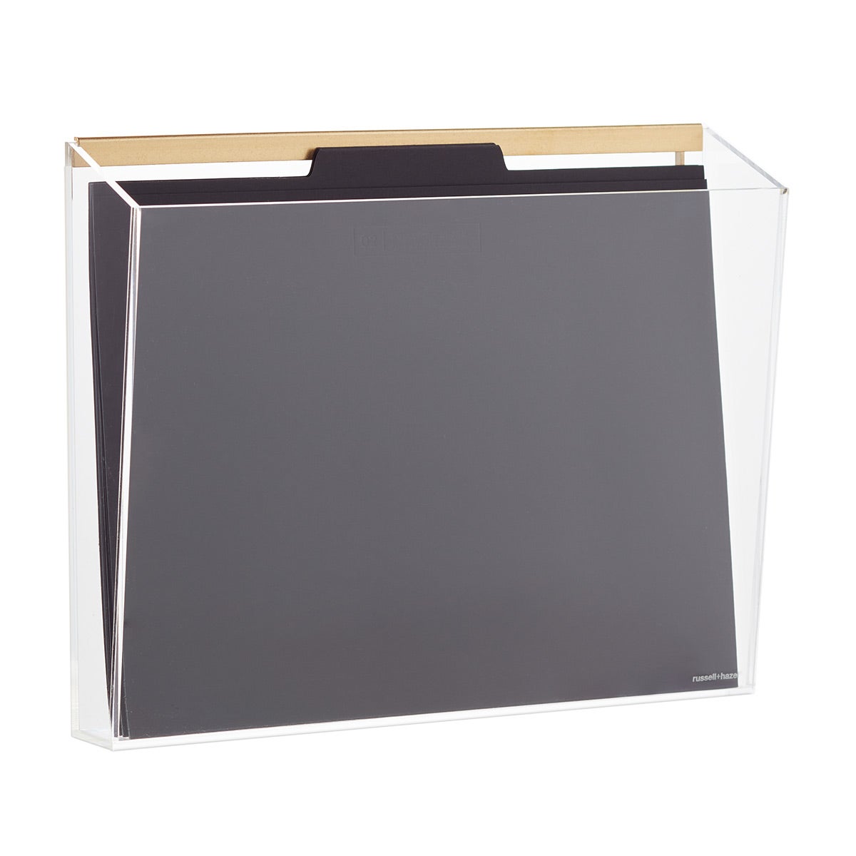 Wall File Organizer Premium Clear Acrylic 2-Pack | Mail Holder Wall ...