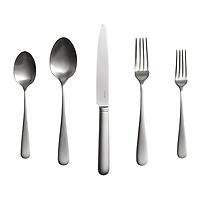 Year & Day 5-Piece Place Setting Brushed Steel Set of 20