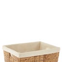 Water Hyacinth Mixed Weave Laundry Basket