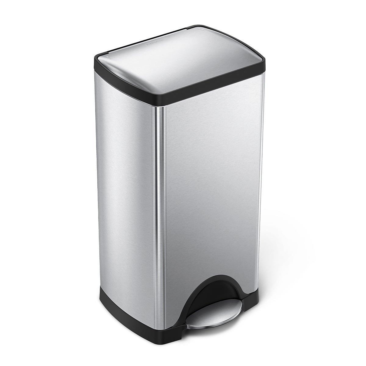 simplehuman Stainless Steel Rectangular Step Can | The Container Store