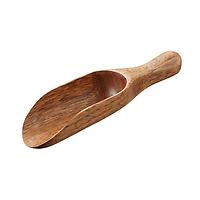 The Container Store Small Wooden Scoop Acacia