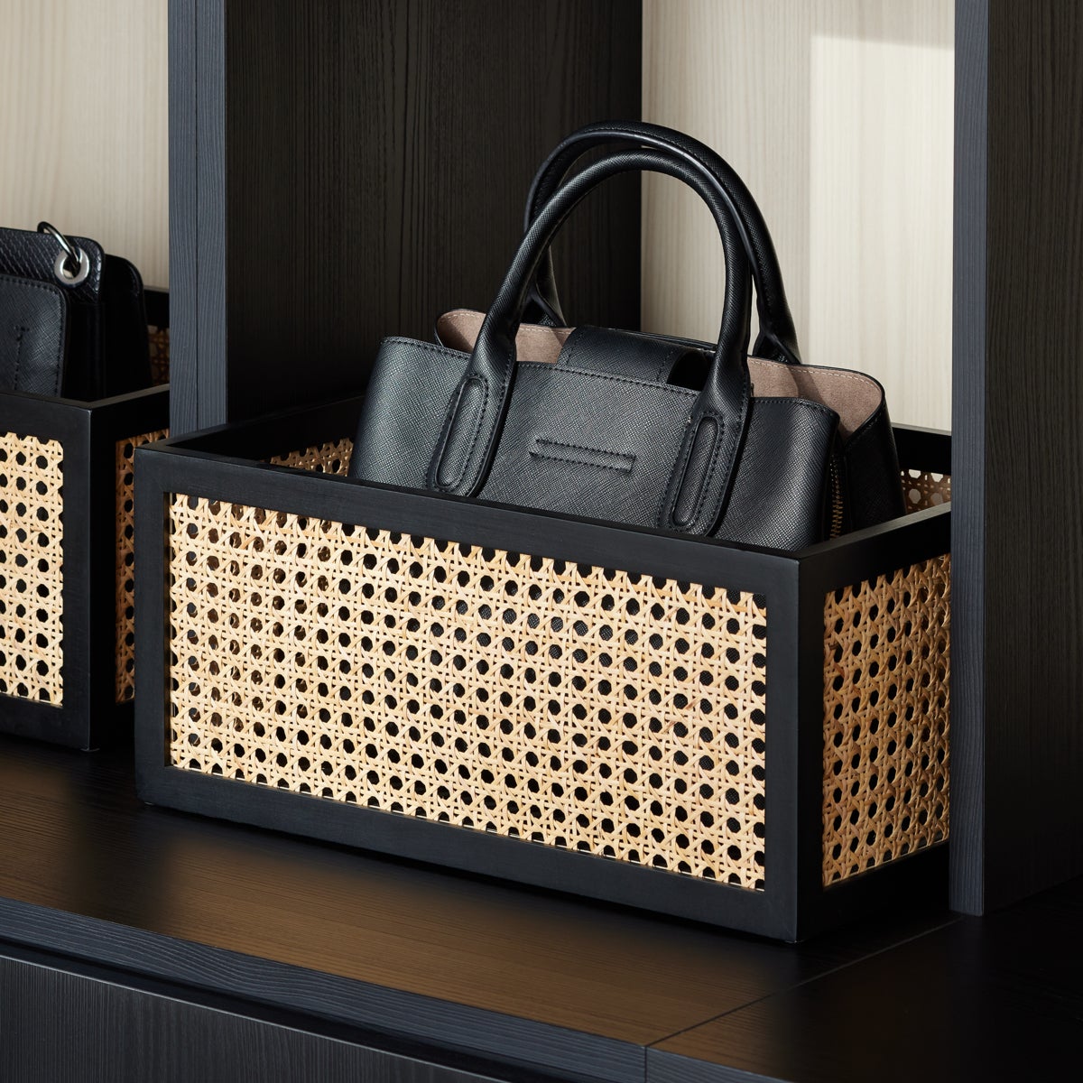 The Container Store Rattan Cane Bin - Thumbnail 4
