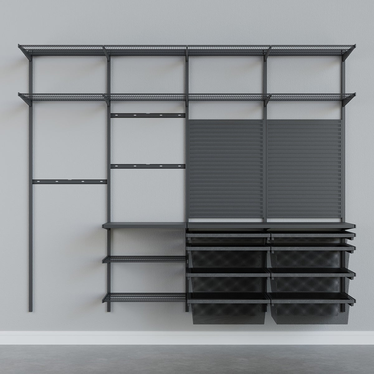 Garage Plus 8' Garage Solution with Work Surface | The