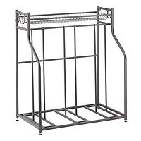 The Container Store Heavy-Duty Triple Bike Rack Matte Grey