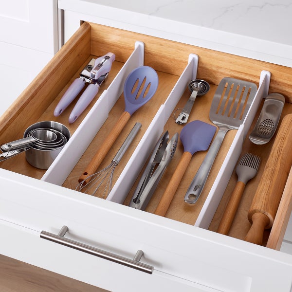 YouCopia ReStickable Shallow Drawer Divider Pack of 3