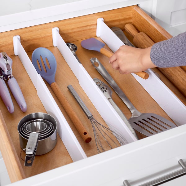 YouCopia ReStickable Shallow Drawer Divider Pack of 3