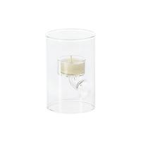 Zodax X-Small Decorative Glass Tealight Vase Clear