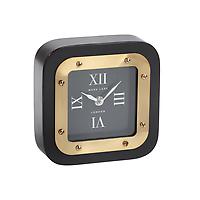 Zodax Mark Lane Table Clock Black/ Gold