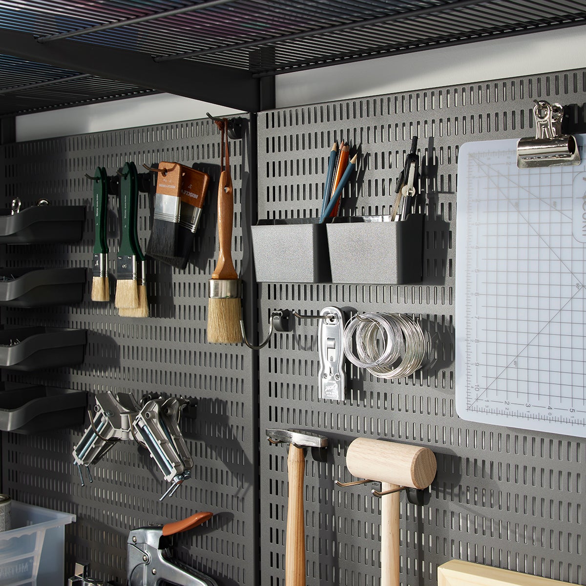 Garage Plus by Elfa Steel Pegboard